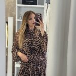 Berenice mini φόρεμα - Καφέ leopard