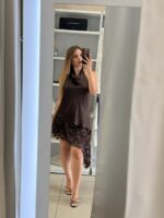 Lidia mini φόρεμα - Καφέ - Image 5