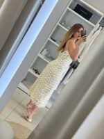 Chiara midi φόρεμα παγιέτα - Μπεζ - Image 3
