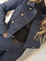 Giulia jean jacket - Blue Navy - Image 2