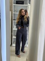 Giulia jean jacket - Blue Navy - Image 4