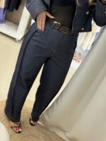 Giulia ψηλόμεσο jean παντελόνι - Blue navy - Image 4