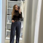 Giulia ψηλόμεσο jean παντελόνι - Blue navy