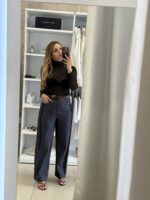 Giulia ψηλόμεσο jean παντελόνι - Blue navy