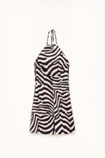 Remina mini φόρεμα zebra print - Μαύρο - Image 2