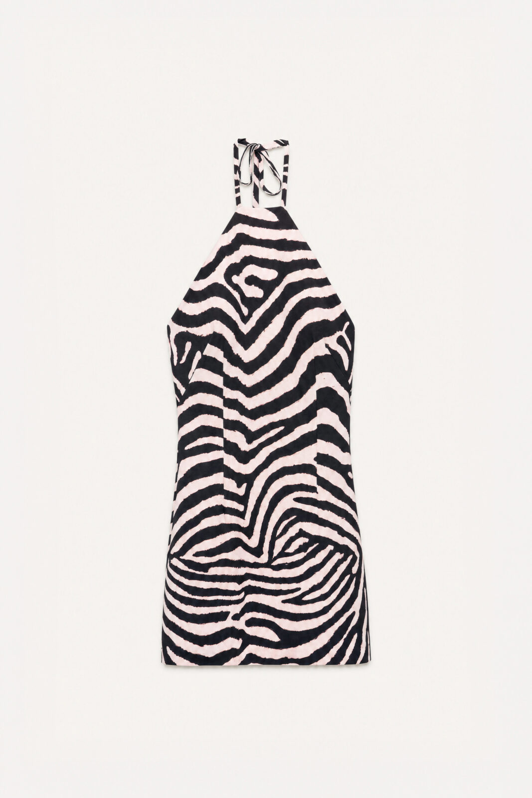 dress-art-ld6023 Remina mini φόρεμα zebra print - Μαύρο - Image 1
