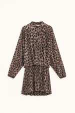 Berenice mini φόρεμα - Καφέ leopard