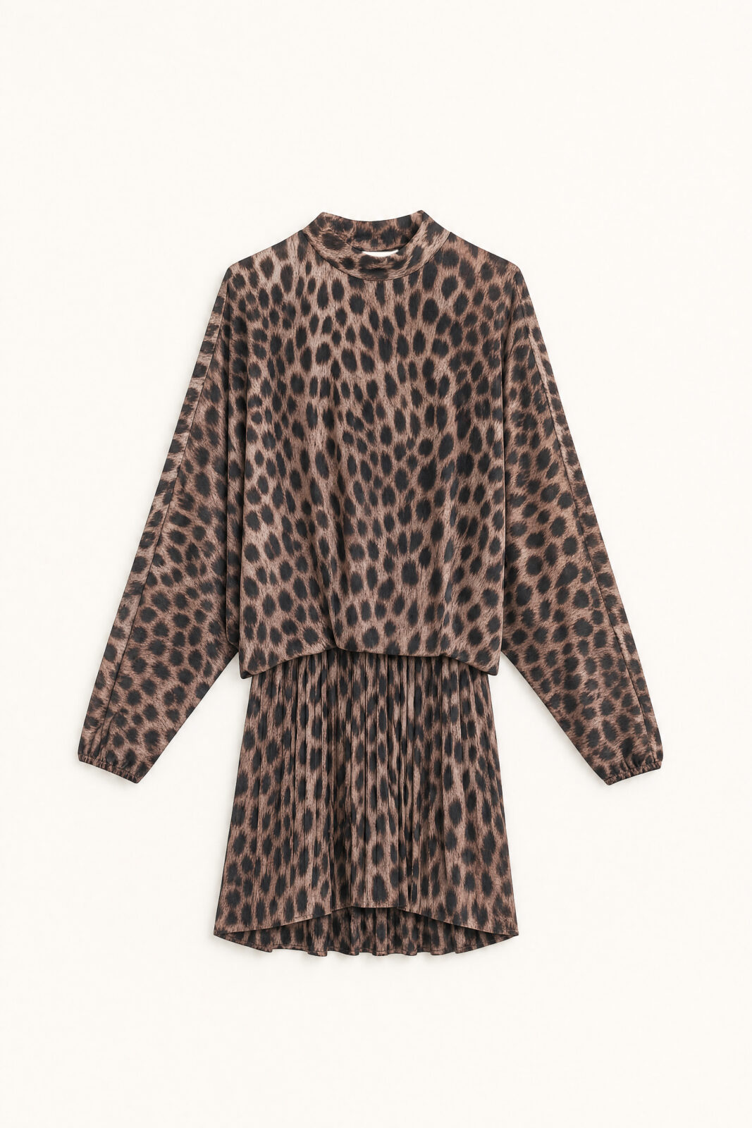 dress-art-ld6029 (1) Berenice mini φόρεμα - Καφέ leopard - Image 1