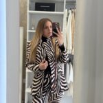 Anselma σακάκι zebra print – Μαύρο