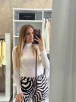 Viola see throught  top - Μπεζ