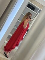Valeria maxi ασύμμετρο φόρεμα - Μαύρο - Image 3