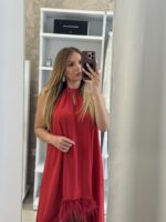Valeria maxi ασύμμετρο φόρεμα - Μαύρο - Image 2