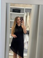 Vanessa mini φόρεμα με κρόσσια - Μαύρο - Image 2