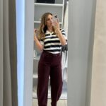 Henry ψηλόμεσο barrel jeans -  Μπορντό