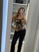 Ariel ψηλόμεσο jeans καμπάνα - Blue navy - Image 3