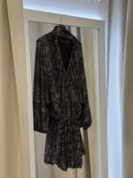 Berenice mini φόρεμα - Μαύρο snake print - Image 2