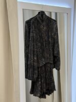 Berenice mini φόρεμα - Μαύρο snake print