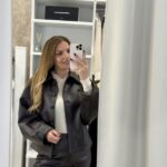 Bianca eco leather jacket - Καφέ