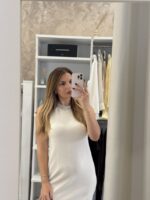 Elena πλεκτό φόρεμα - Μπεζ - Image 5