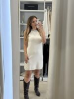 Elena πλεκτό φόρεμα - Μπεζ - Image 3