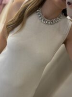 Elena πλεκτό φόρεμα - Μπεζ - Image 4