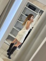 Elena πλεκτό φόρεμα - Μπεζ - Image 2