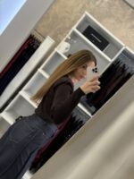 Isabella πλεκτή μπλούζα με στρας - Καφέ - Image 3