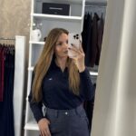 Hello πλεκτό polo - Navy blue