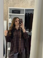 Kaya oversized πουκάμισο - Μπορντό - Image 5