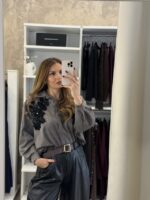 Kaya oversized πουκάμισο - Γκρι