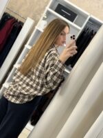 Ranch oversized καρό πουκάμισο - Μπλε - Image 3