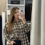Ranch oversized καρό πουκάμισο - Μπλε