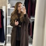 Izel μακρύ παλτό - Καφέ