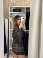 Fringes blazer καρό - Καφέ - Image 4