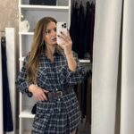 Mandin oversized καρό πουκάμισο - Μπλε